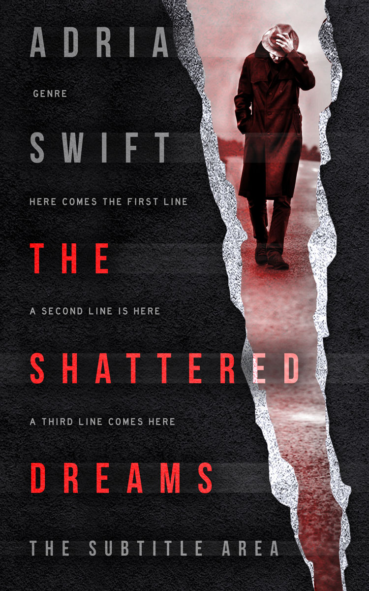 2D view of Premade Mystery & Thriller & Suspense Book Cover - Oriental Pink