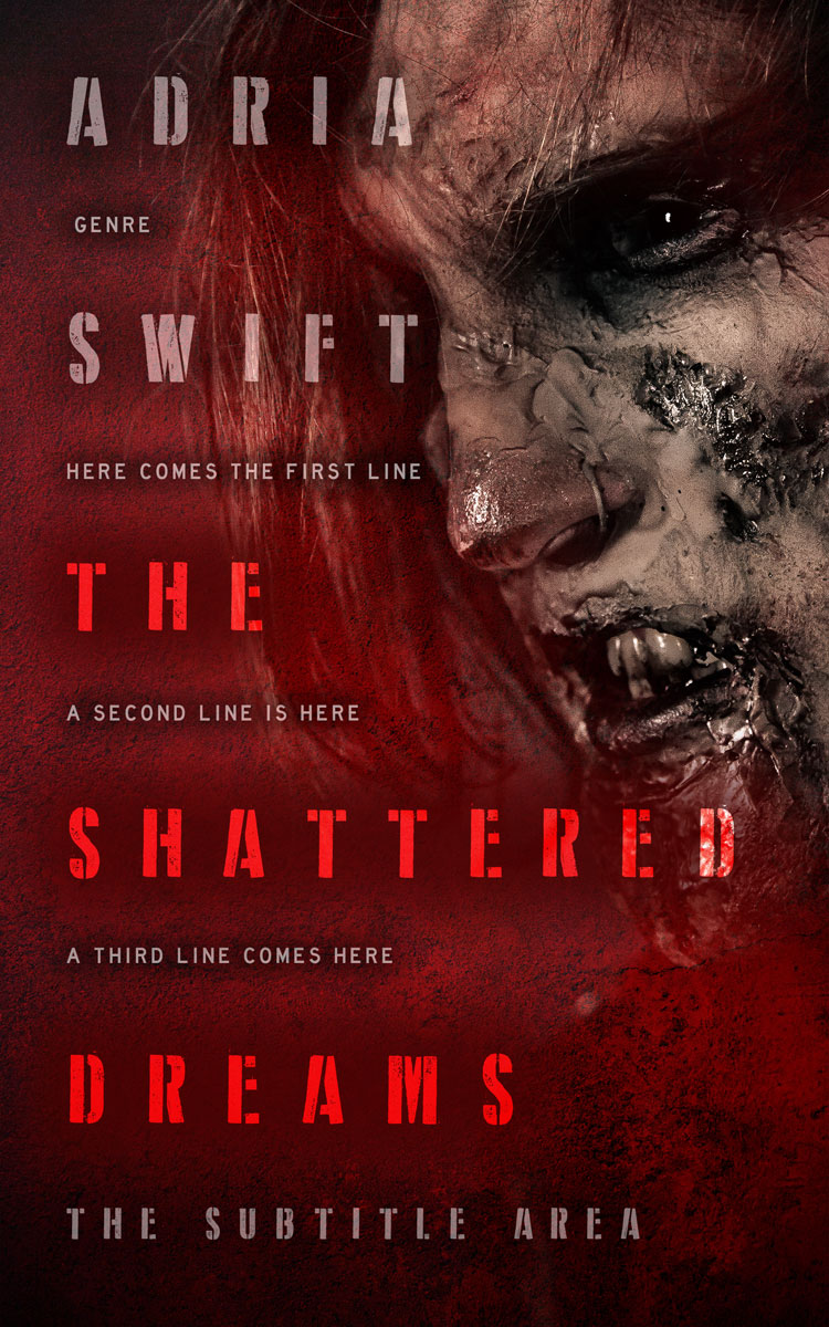 2D view of Premade Horror Book Cover - Paco