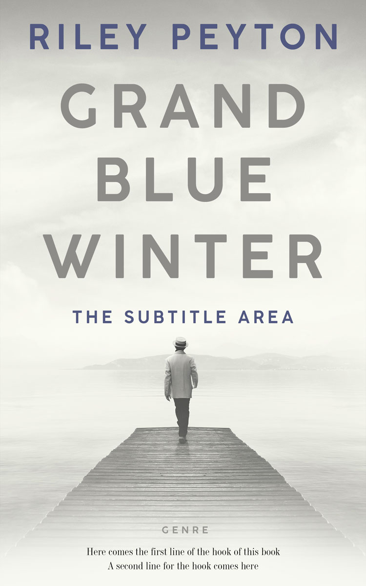 2D view of Premade Abstract Book Cover - Cararra