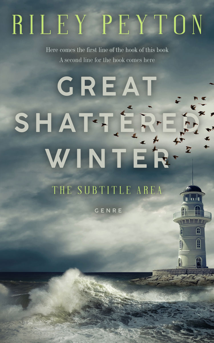 2D view of Premade Literary Fiction Book Cover - Sirocco