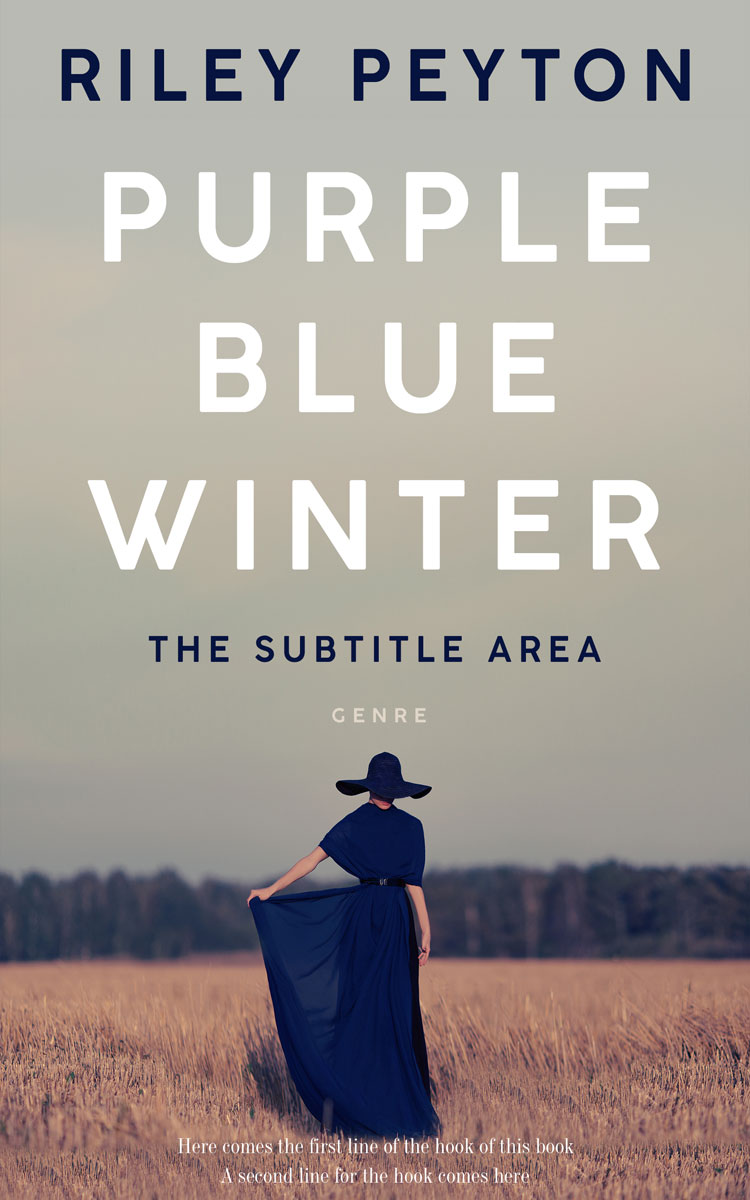 2D view of Premade Literary Fiction Book Cover - Bronco