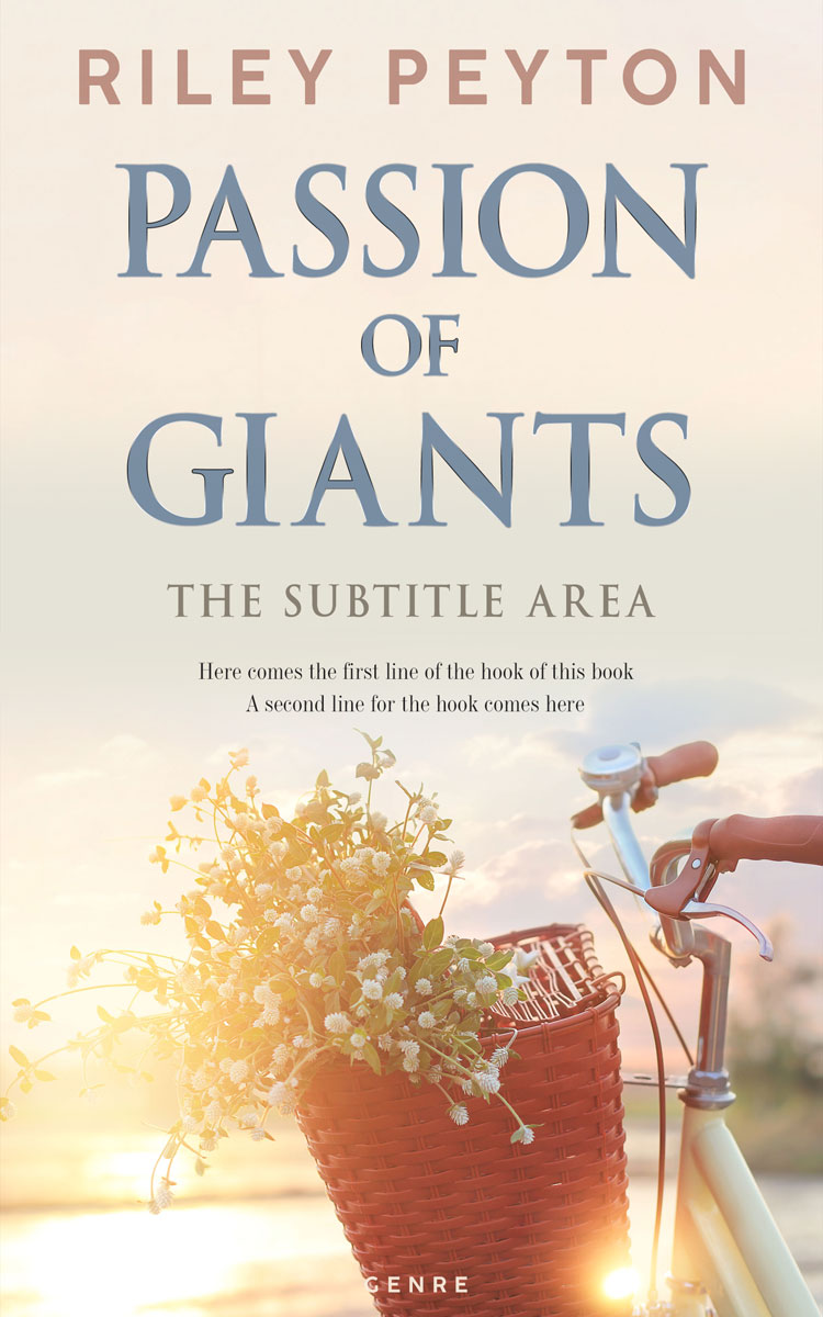 2D view of Premade Romance Book Cover - White Rock