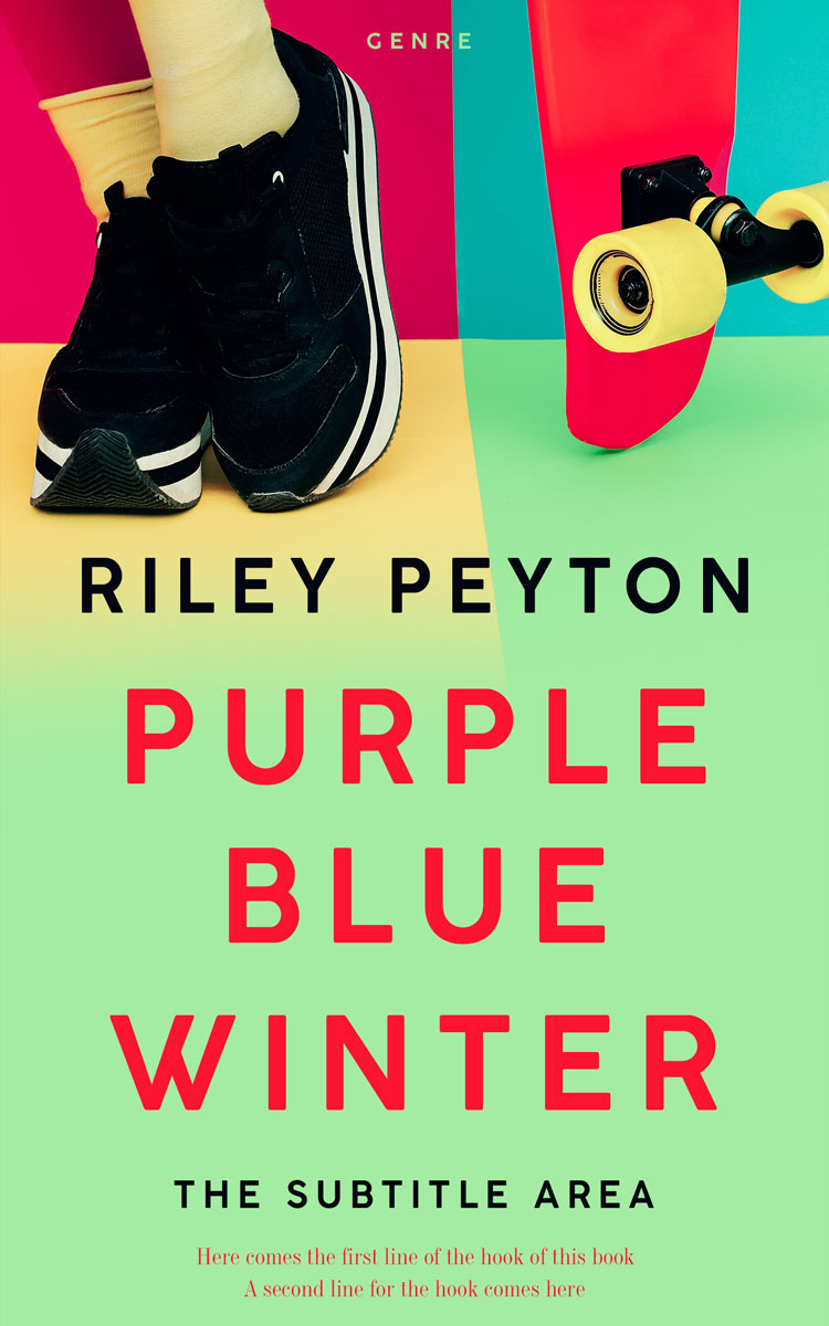 2D view of Premade Teen & Young Adult Book Cover - Granny Smith Apple