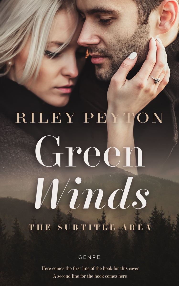 2D view of Premade Romance Book Cover - Dune