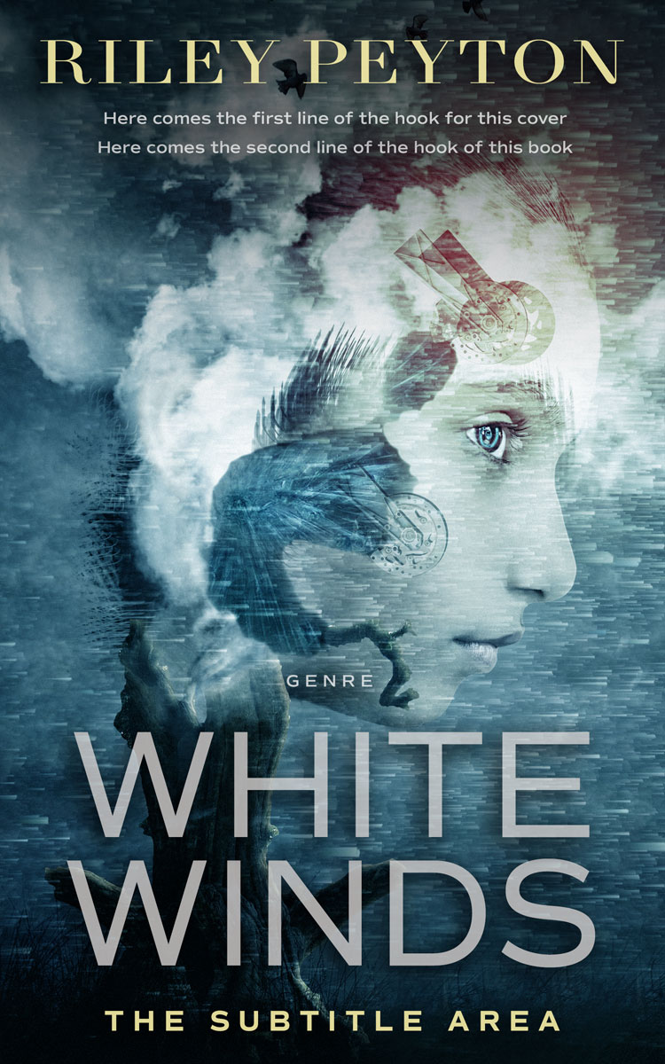 2D view of Premade Science Fiction Book Cover - Pickled Bluewood