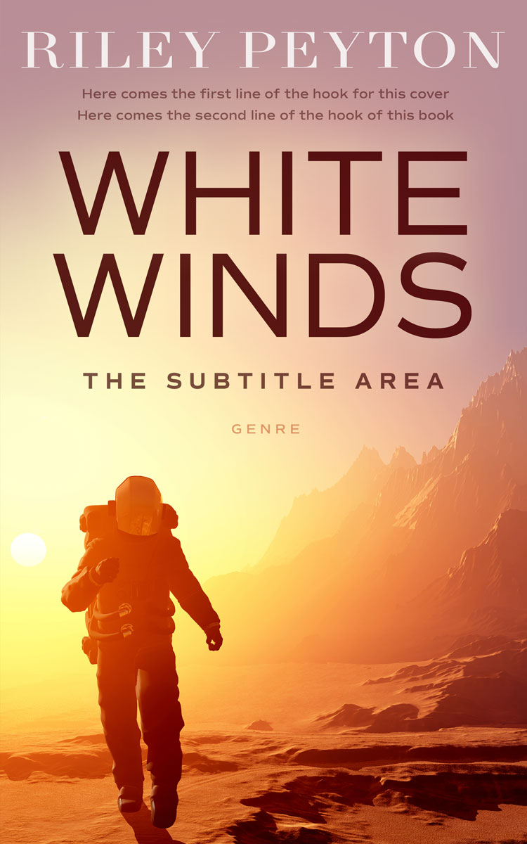 2D view of Premade Science Fiction Book Cover - Cashmere