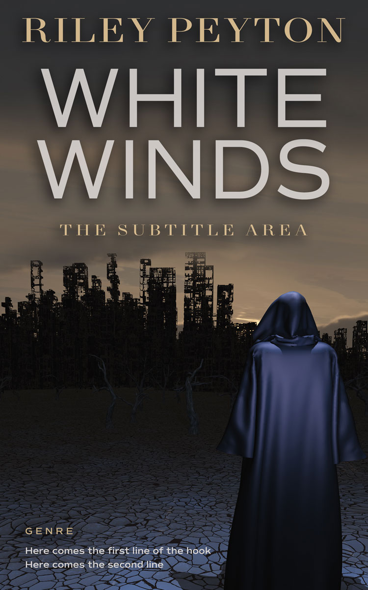 2D view of Premade Apocalyptica Book Cover - Shark