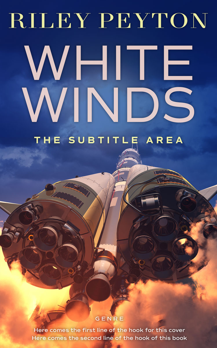 2D view of Premade Science Fiction Book Cover - Rhino