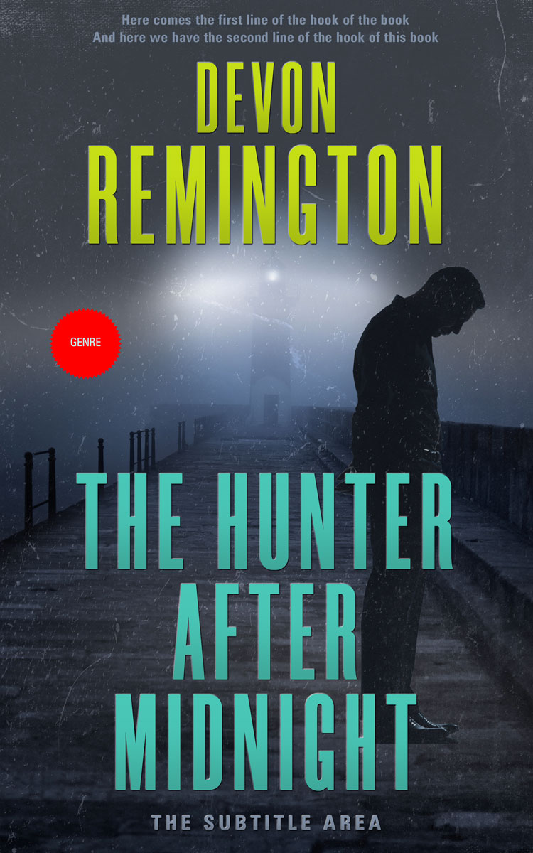 2D view of Premade Mystery & Thriller & Suspense Book Cover - Tuna