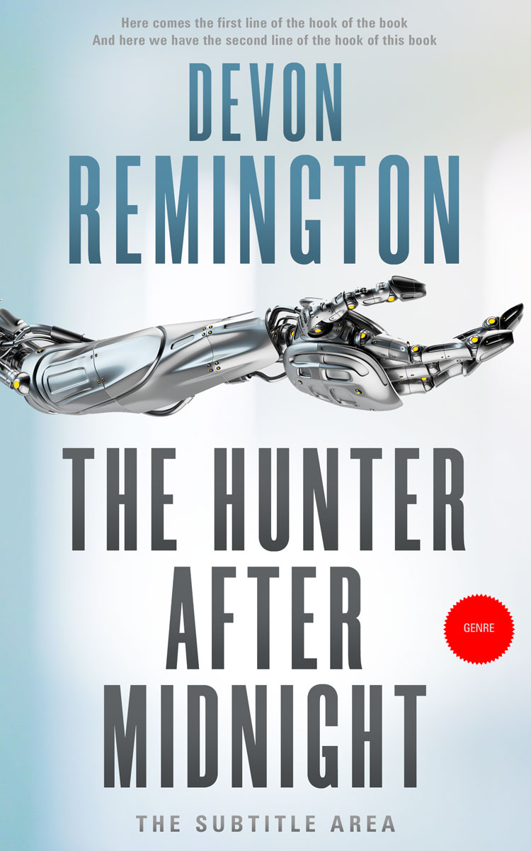 2D view of Premade Science Fiction Book Cover - Mystic