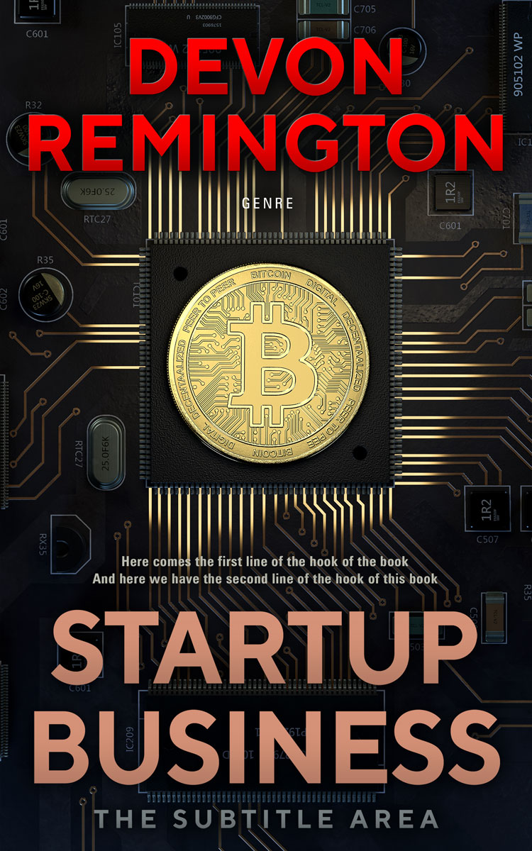 2D view of Premade Business Book Cover - Copperfield