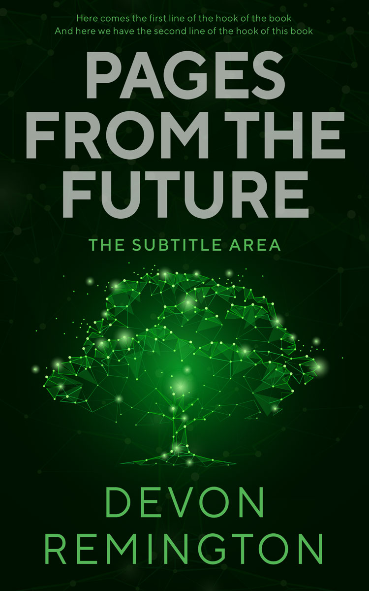 2D view of Premade Education Book Cover - Black Forest