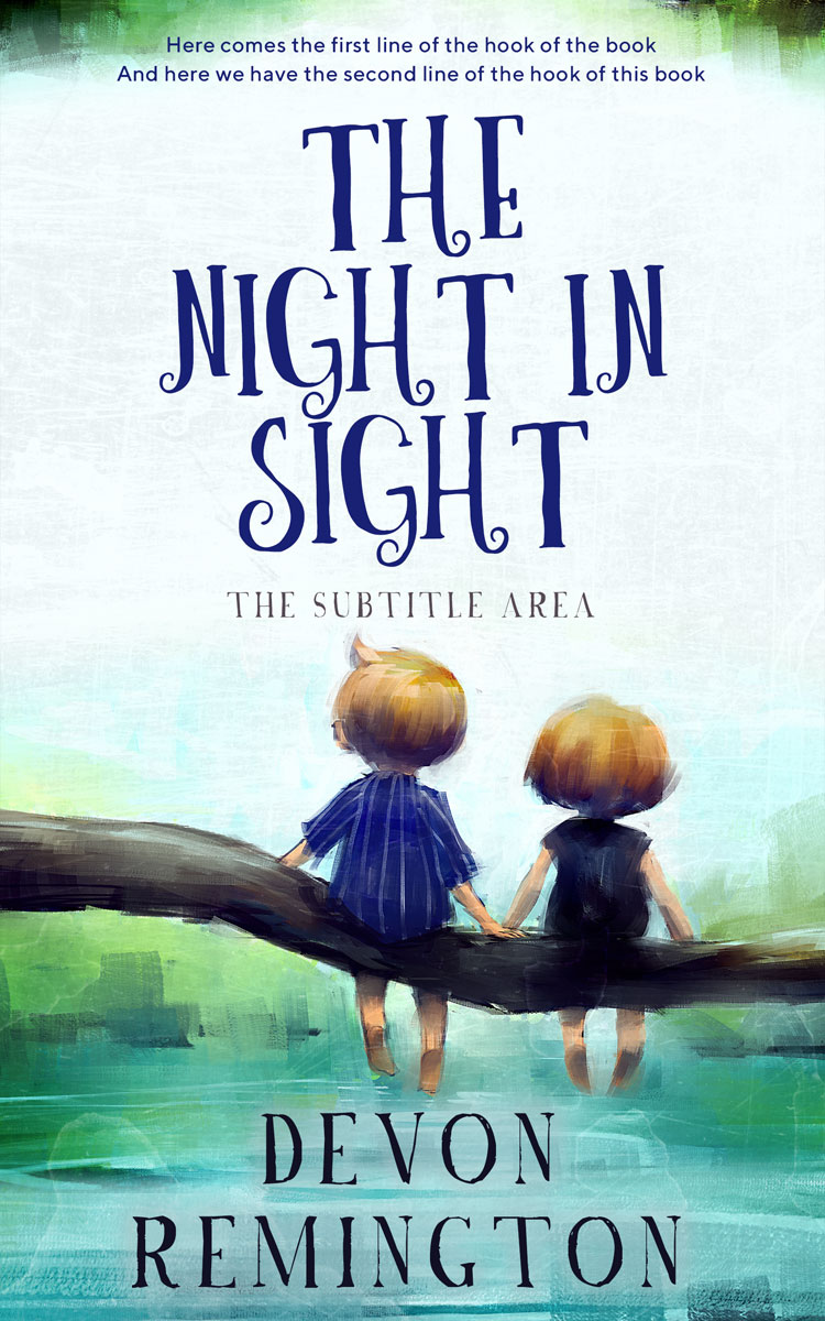 2D view of Premade Children's Book Cover - Casal