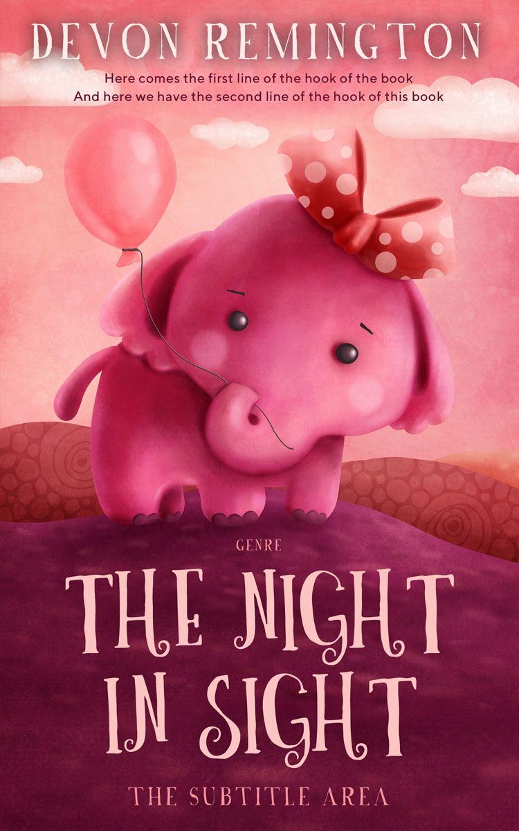 2D view of Premade Children's Book Cover - Stiletto