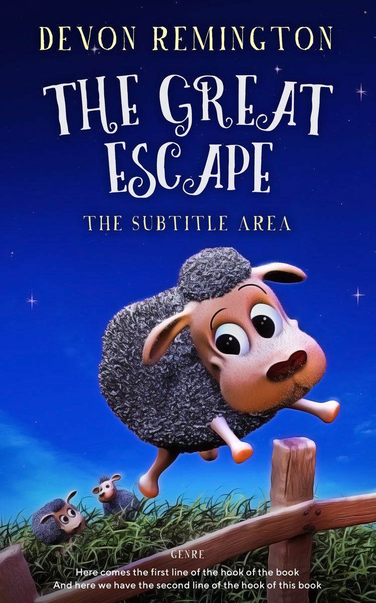 2D view of Premade Children's Book Cover - Port Gore