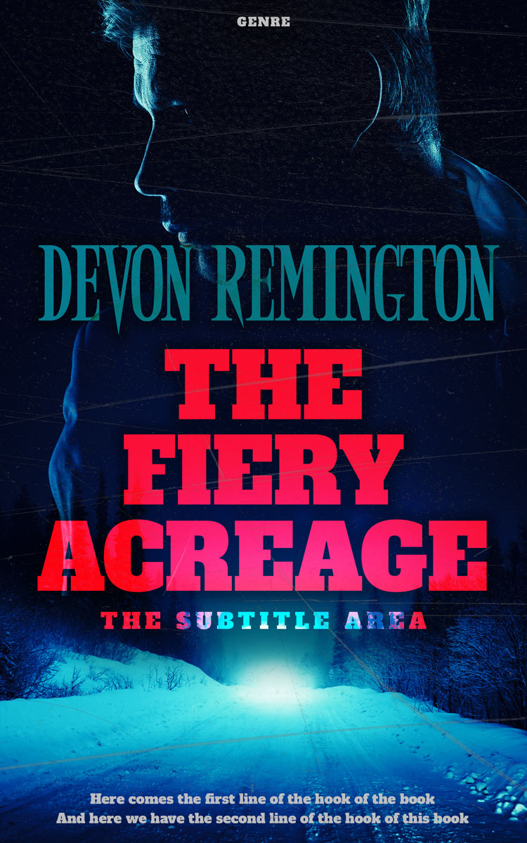 2D view of Premade Mystery & Thriller & Suspense Book Cover - Amaranth