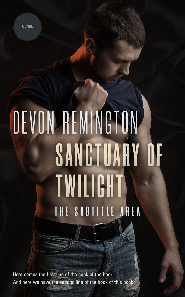 2D view of Premade Erotica Book Cover - Cod Gray