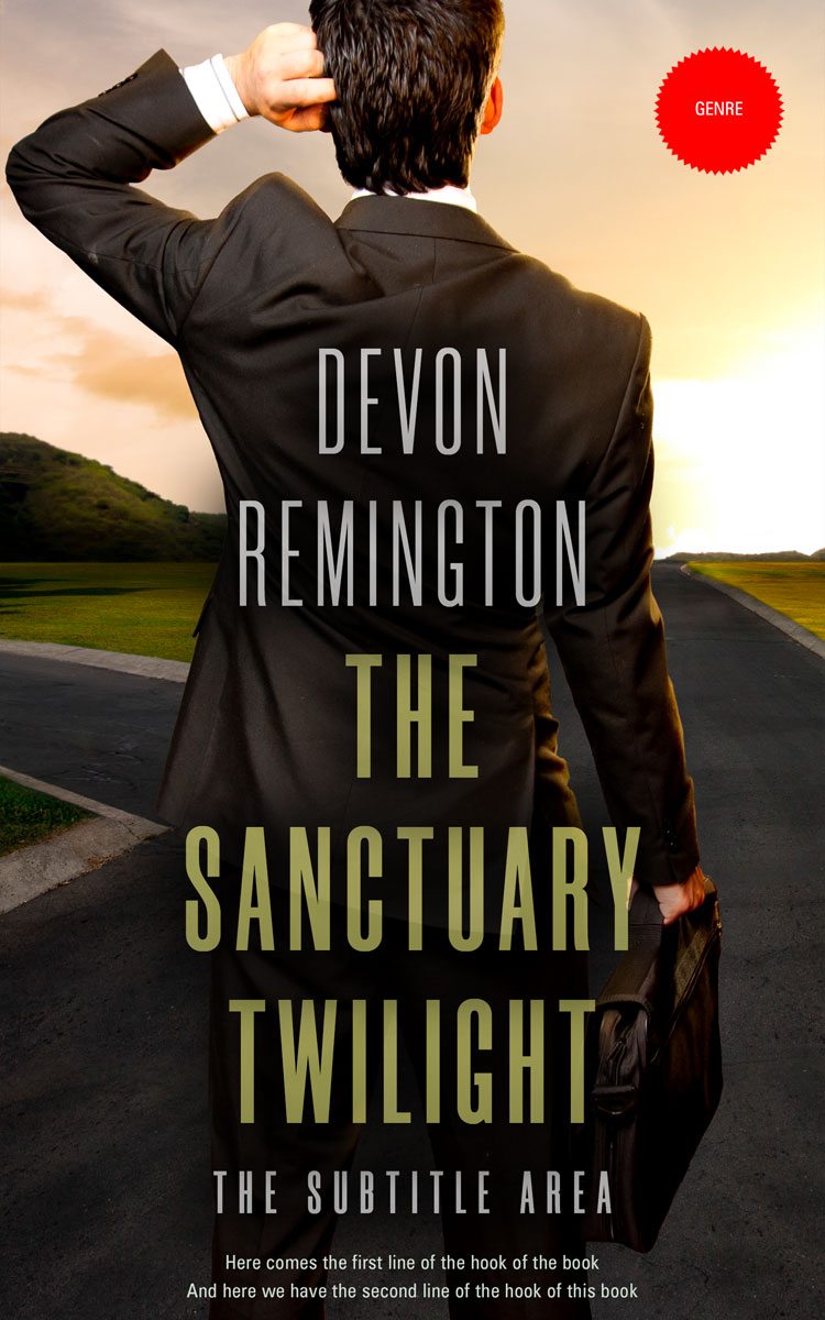 2D view of Premade Business Book Cover - Brandy