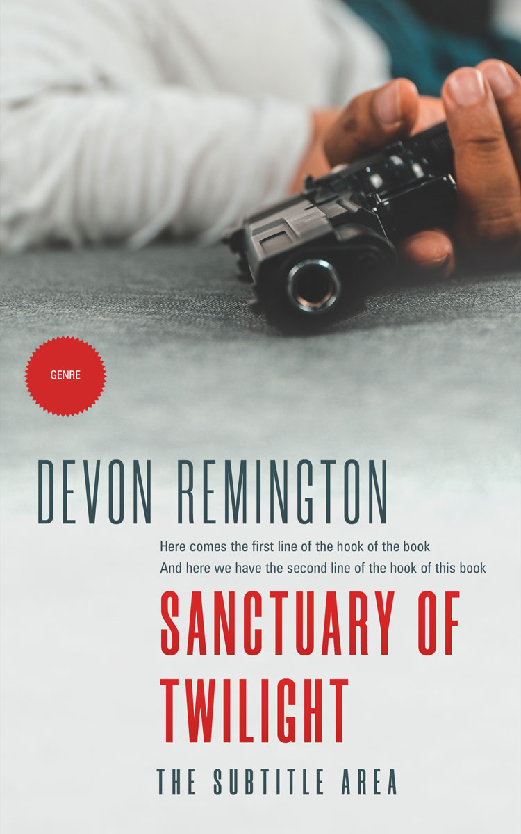 2D view of Premade Mystery & Thriller & Suspense Book Cover - Pumice