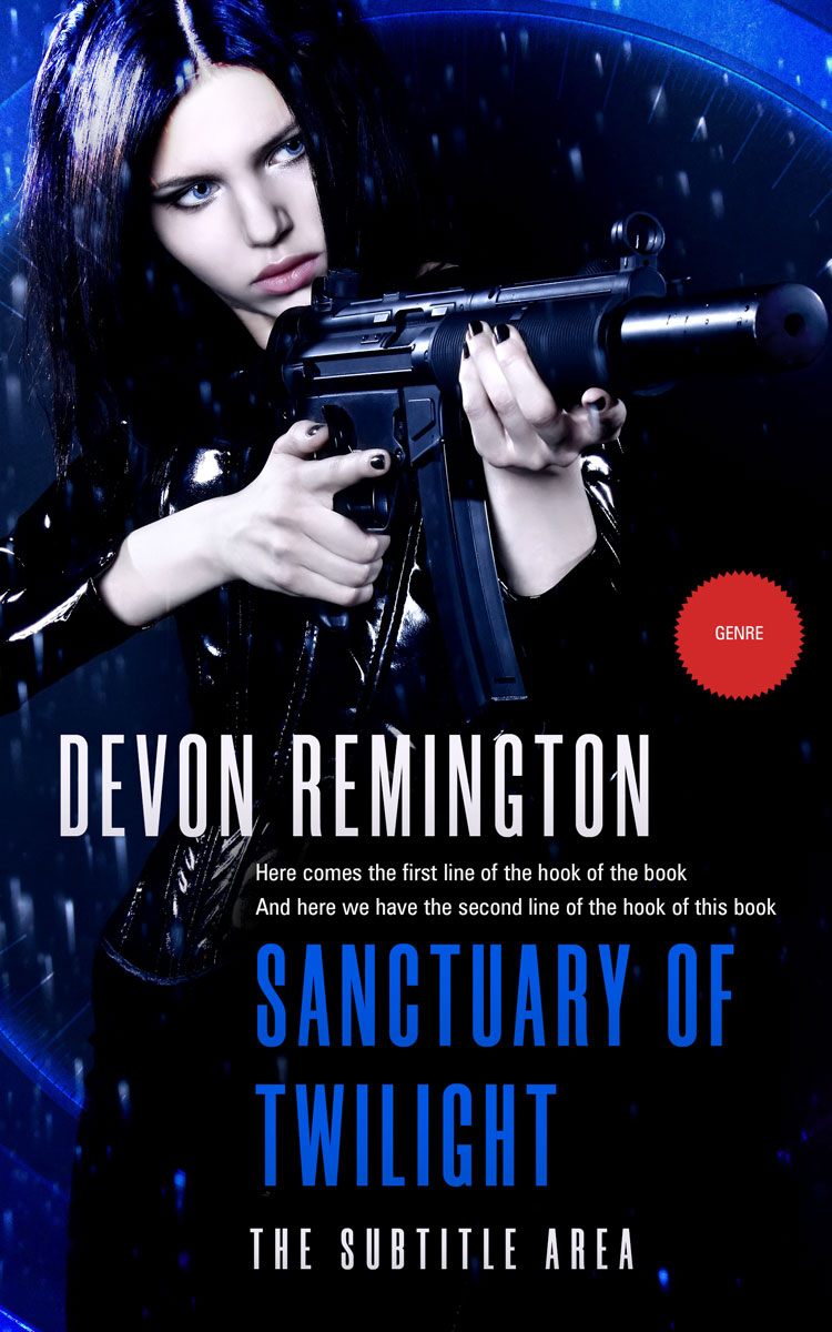 2D view of Premade Mystery & Thriller & Suspense Book Cover - Maverick