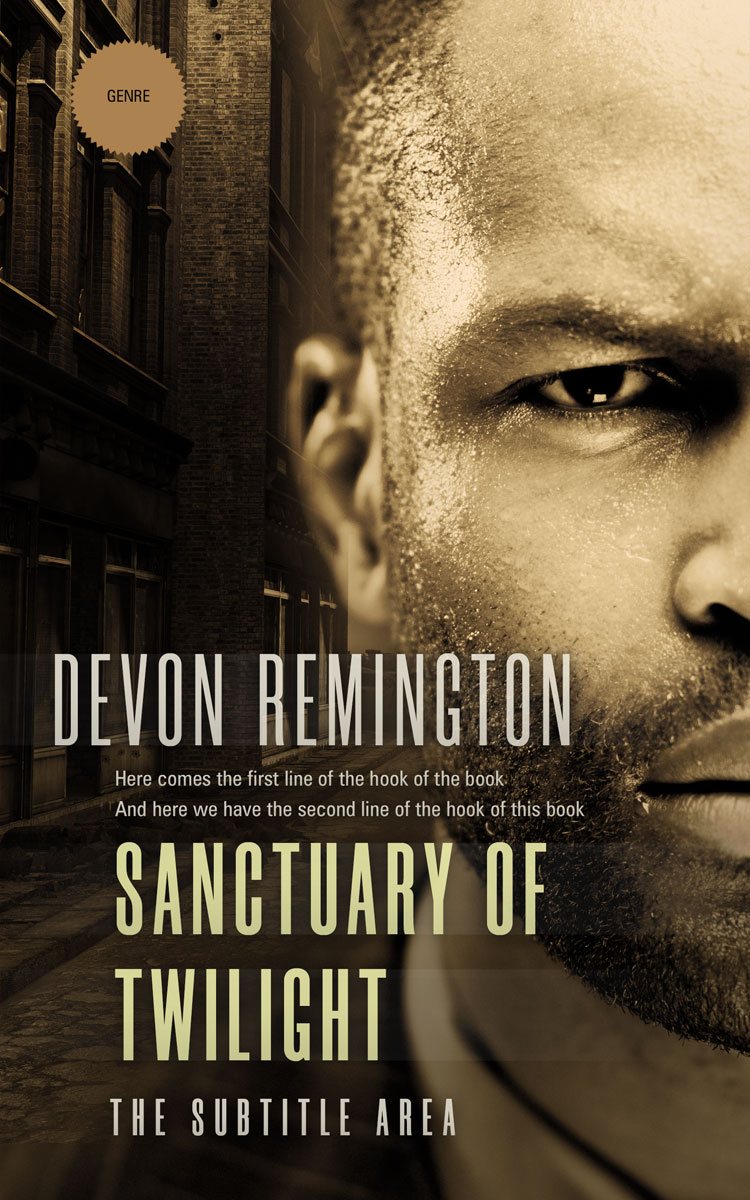 2D view of Premade Mystery & Thriller & Suspense Book Cover - Tan