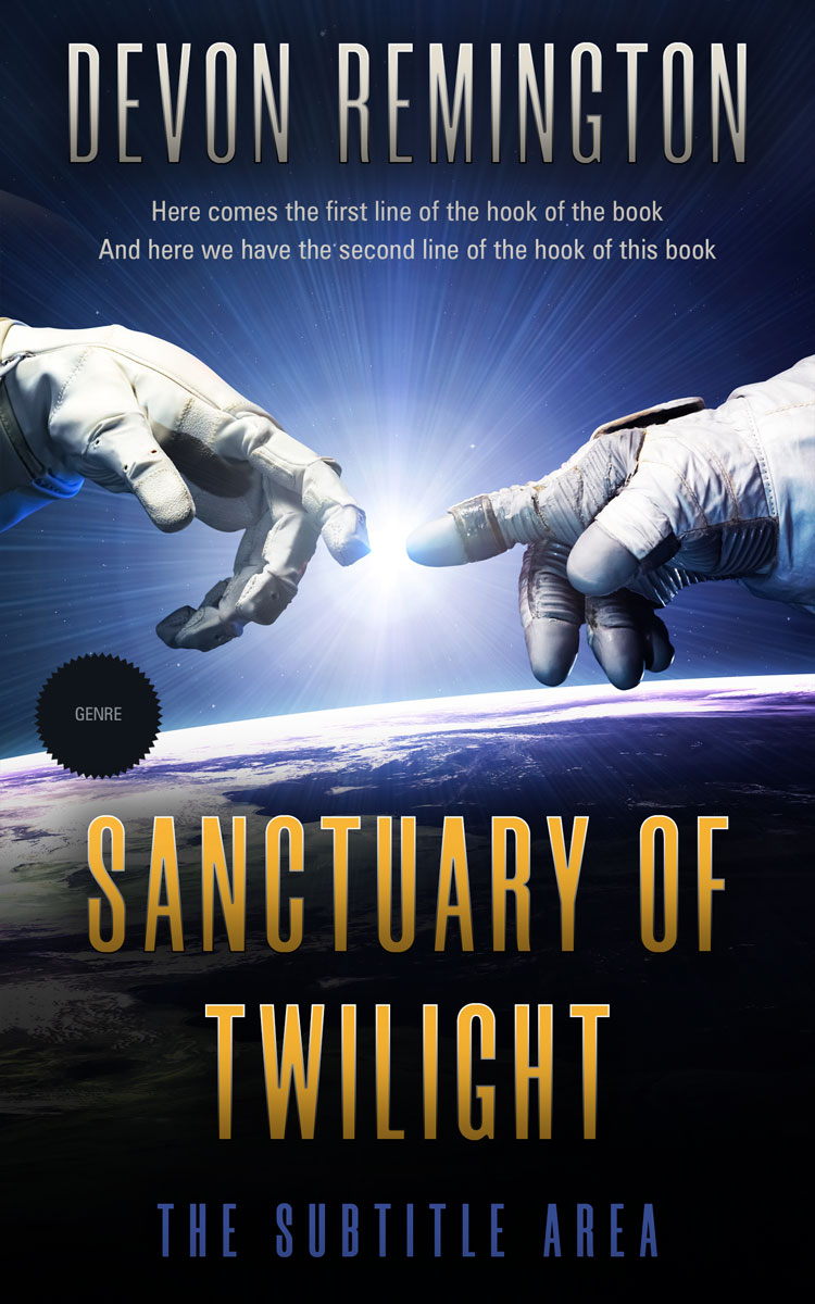 2D view of Premade Science Fiction Book Cover - Sisal