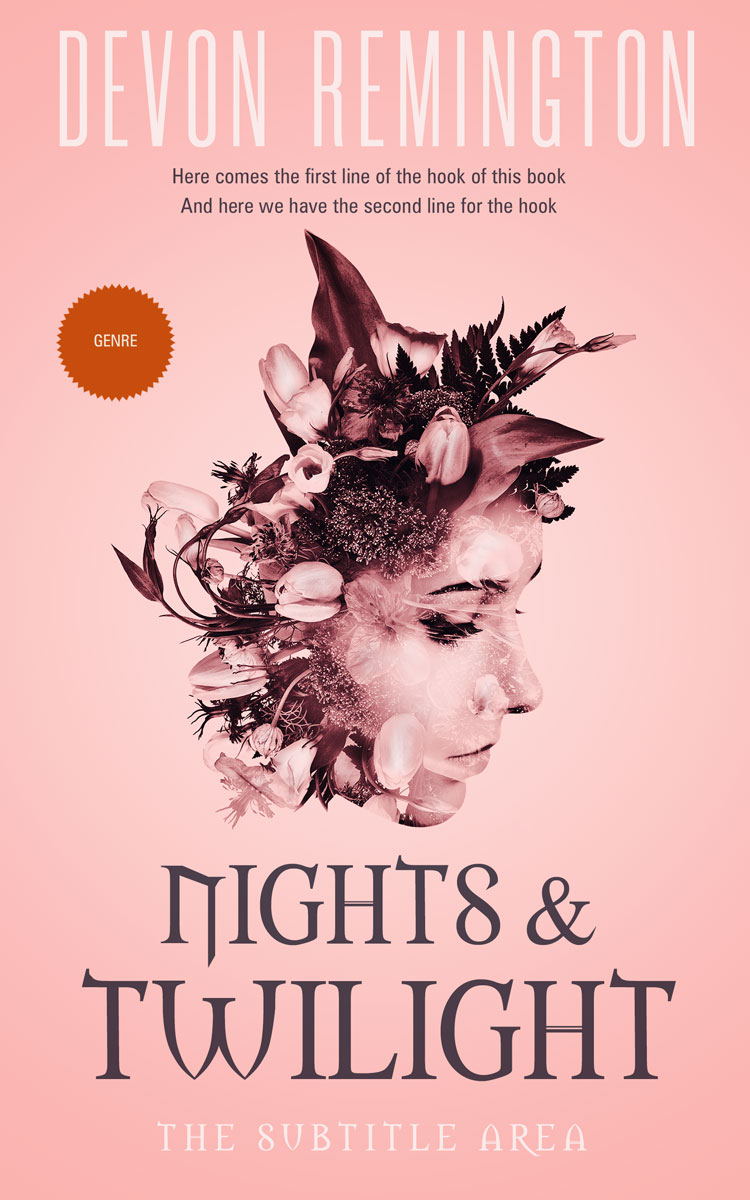 2D view of Premade Mystery & Thriller & Suspense Book Cover - Apricot Peach