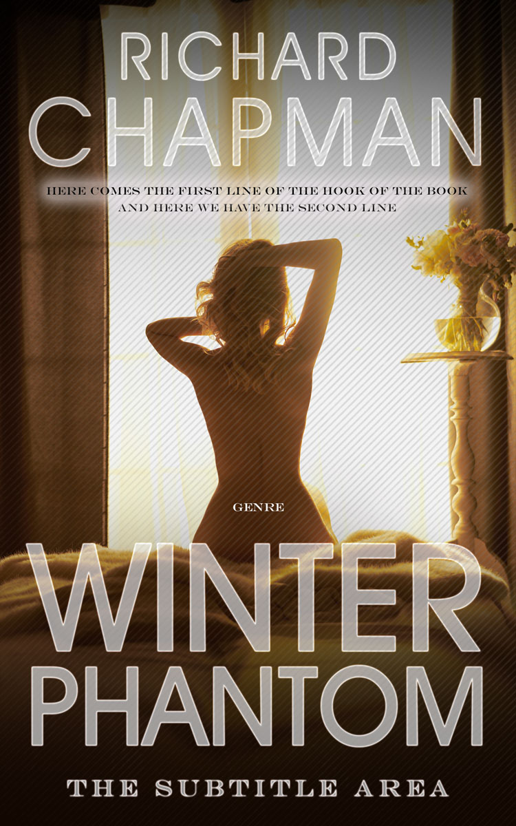 2D view of Premade Erotica Book Cover - Metallic Bronze