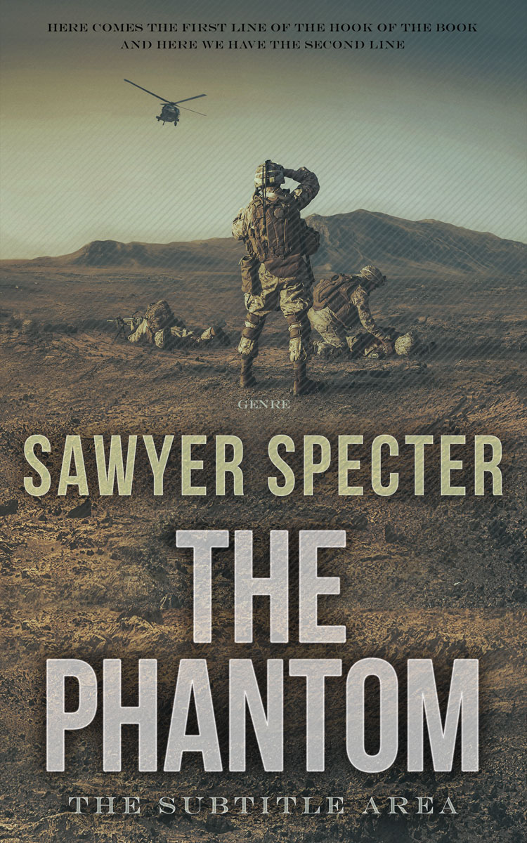 2D view of Premade Historical Book Cover - Fuscous Gray