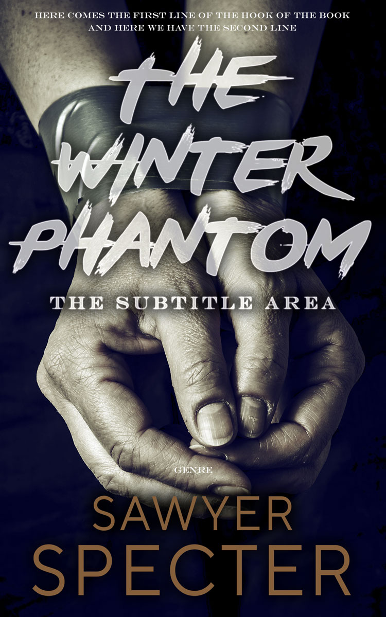 2D view of Premade Erotica Book Cover - Mist Gray