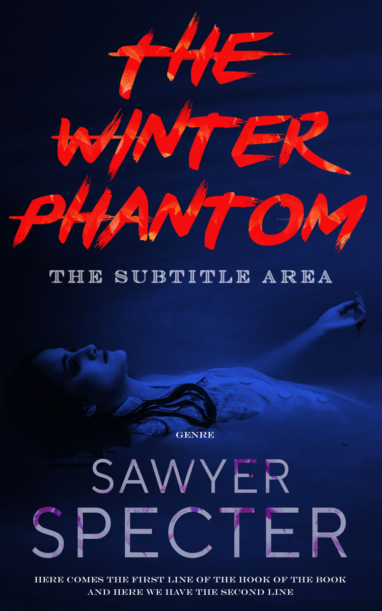 2D view of Premade Horror Book Cover - Blue Zodiac