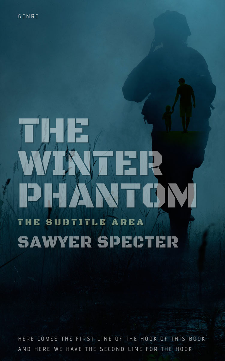 2D view of Premade Mystery & Thriller & Suspense Book Cover - Big Stone