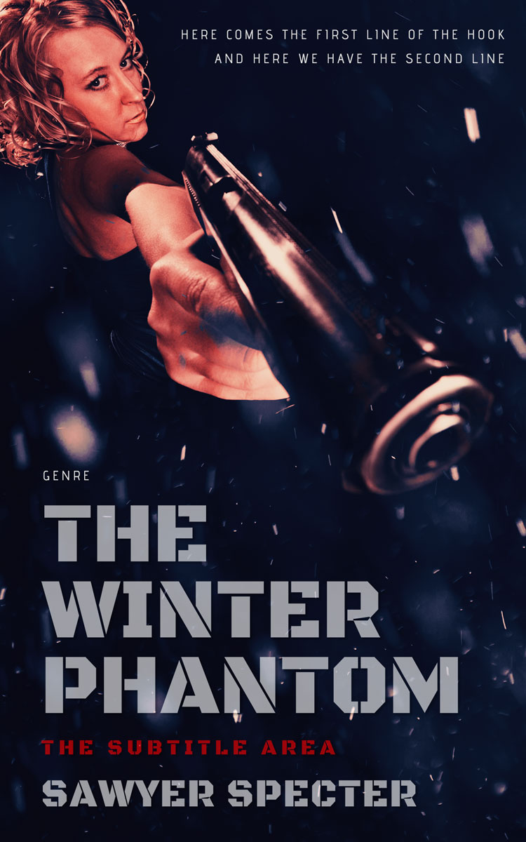 2D view of Premade Mystery & Thriller & Suspense Book Cover - Ebony