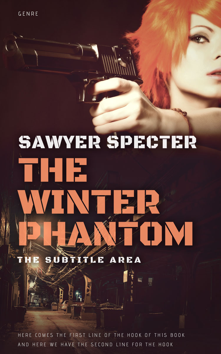 2D view of Premade Mystery & Thriller & Suspense Book Cover - Tumbleweed