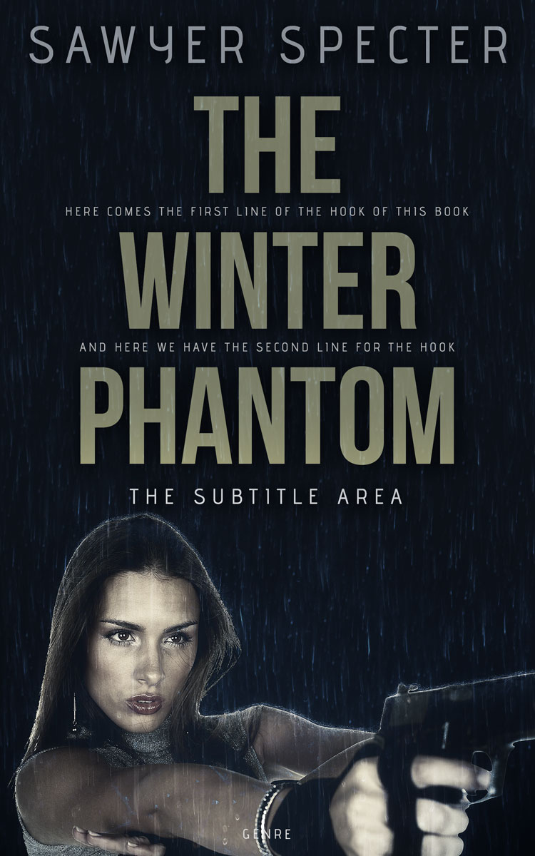 2D view of Premade Action & Adventure Book Cover - Bunker