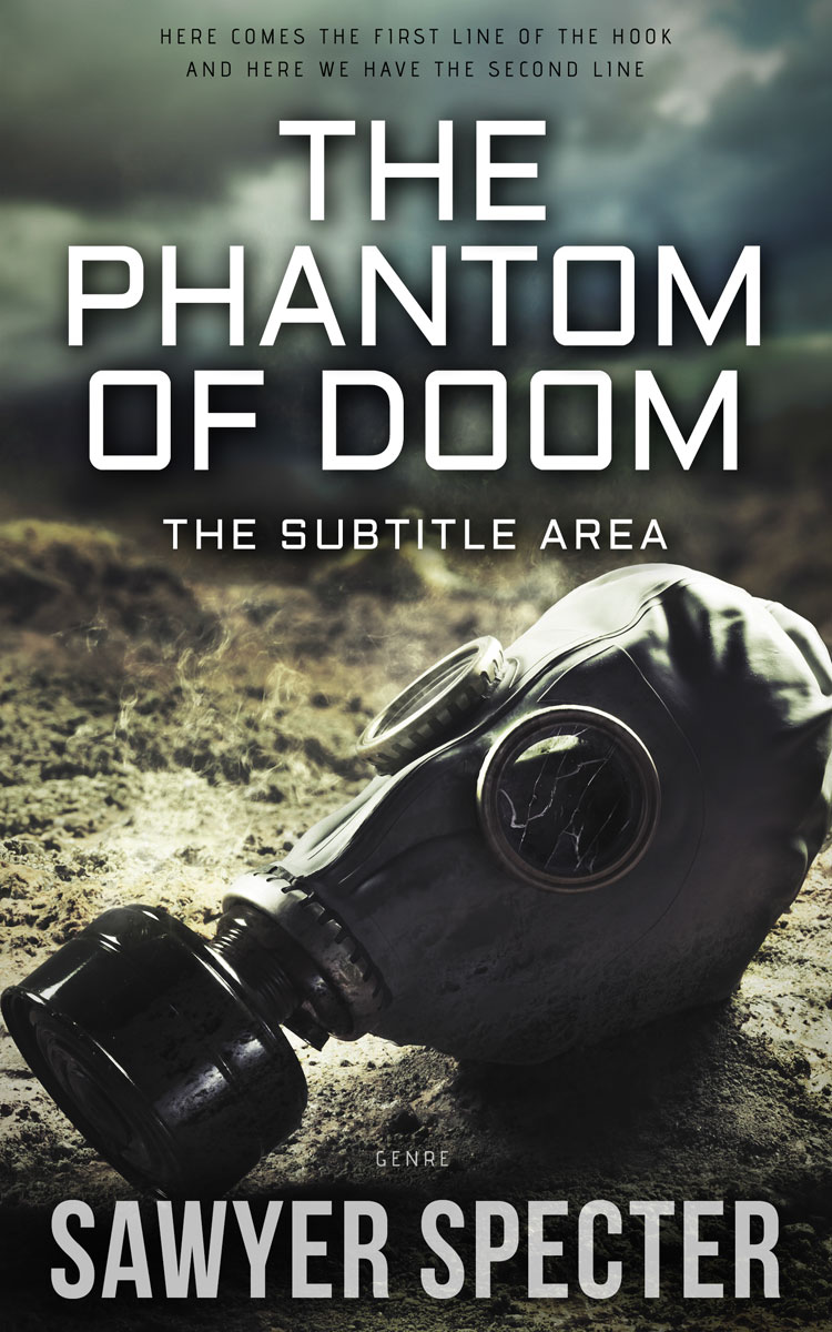 2D view of Premade Apocalyptica Book Cover - Heavy Metal