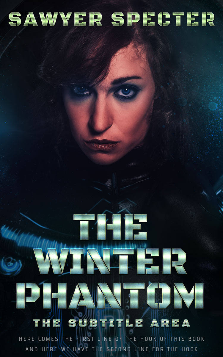 2D view of Premade Science Fiction Book Cover - Bunker