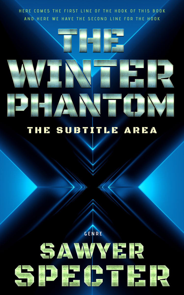 2D view of Premade Science Fiction Book Cover - Sprout