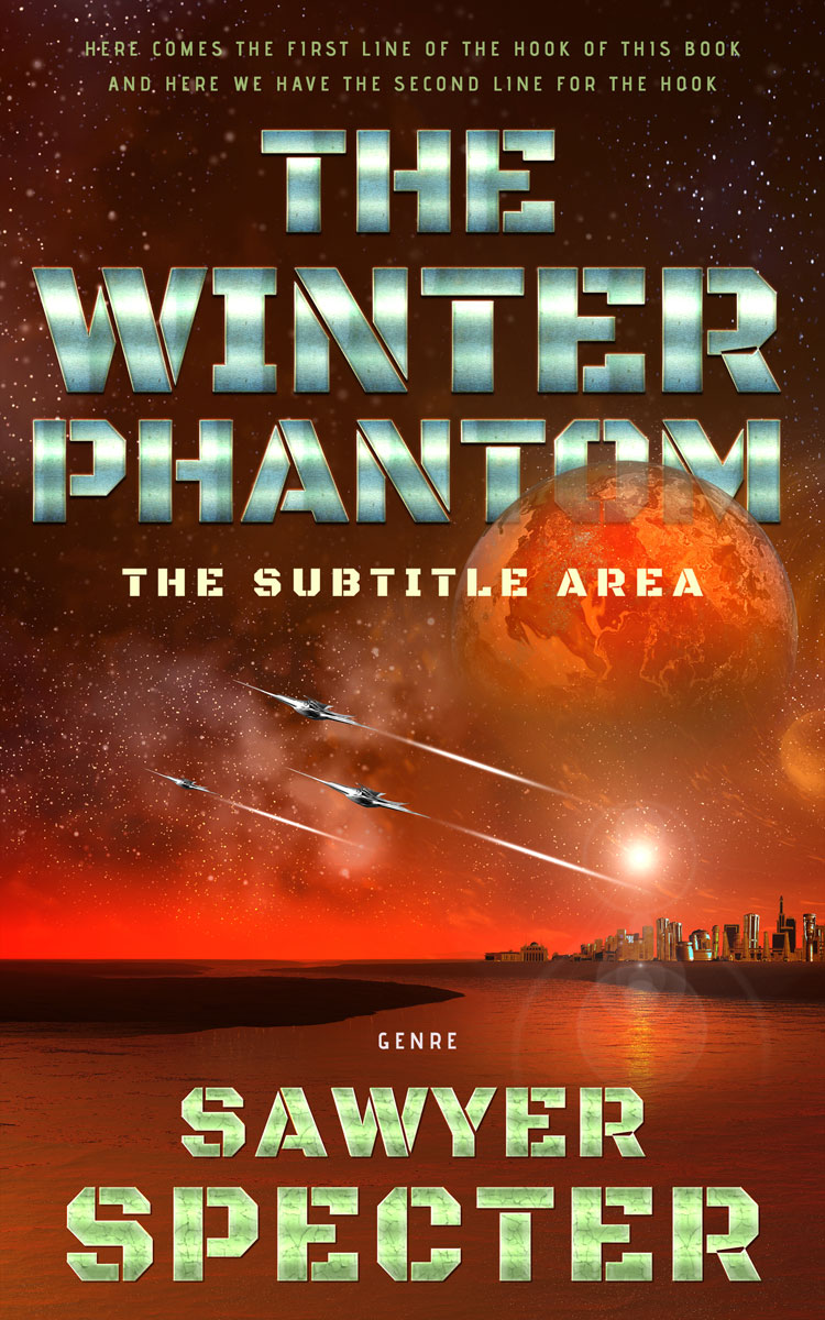 2D view of Premade Science Fiction Book Cover - Van Cleef