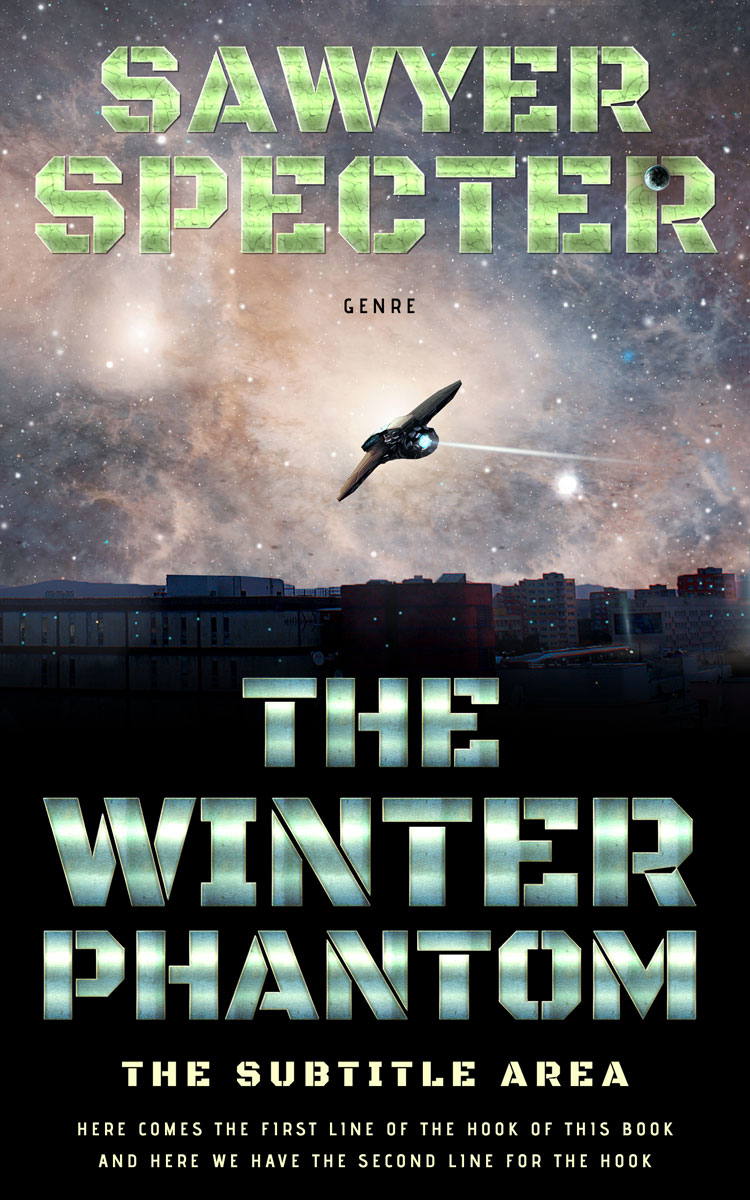 2D view of Premade Science Fiction Book Cover - Sisal