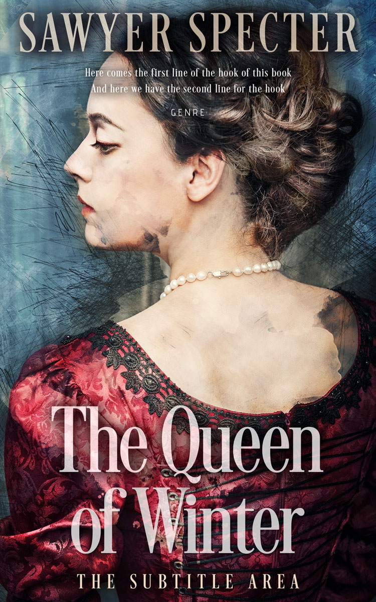 2D view of Premade Mystery & Thriller & Suspense Book Cover - Cavern Pink