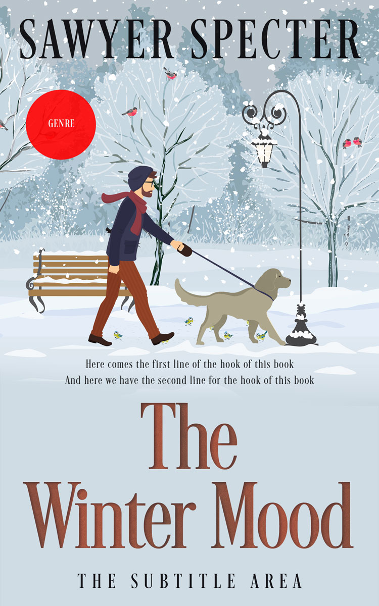 2D view of Premade Romance Book Cover - Geyser