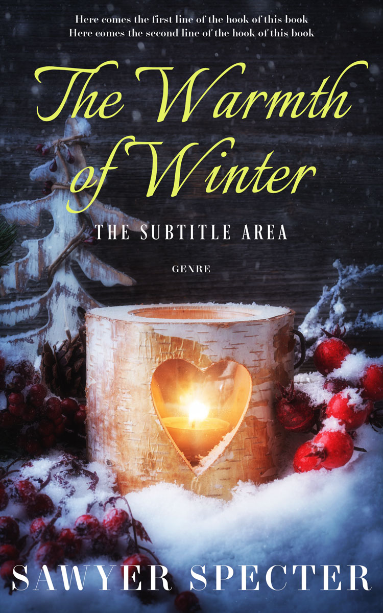 2D view of Premade Romance Book Cover - Vanilla