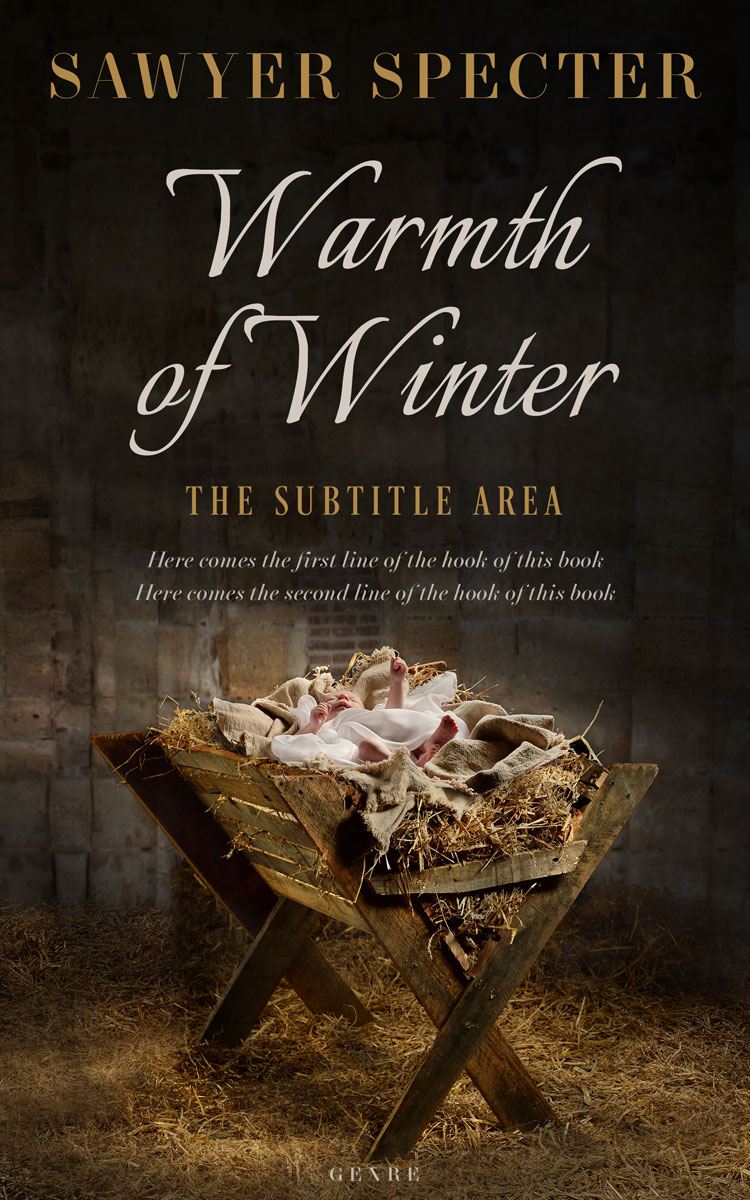 2D view of Premade Religion & Spirituality Book Cover - Oil