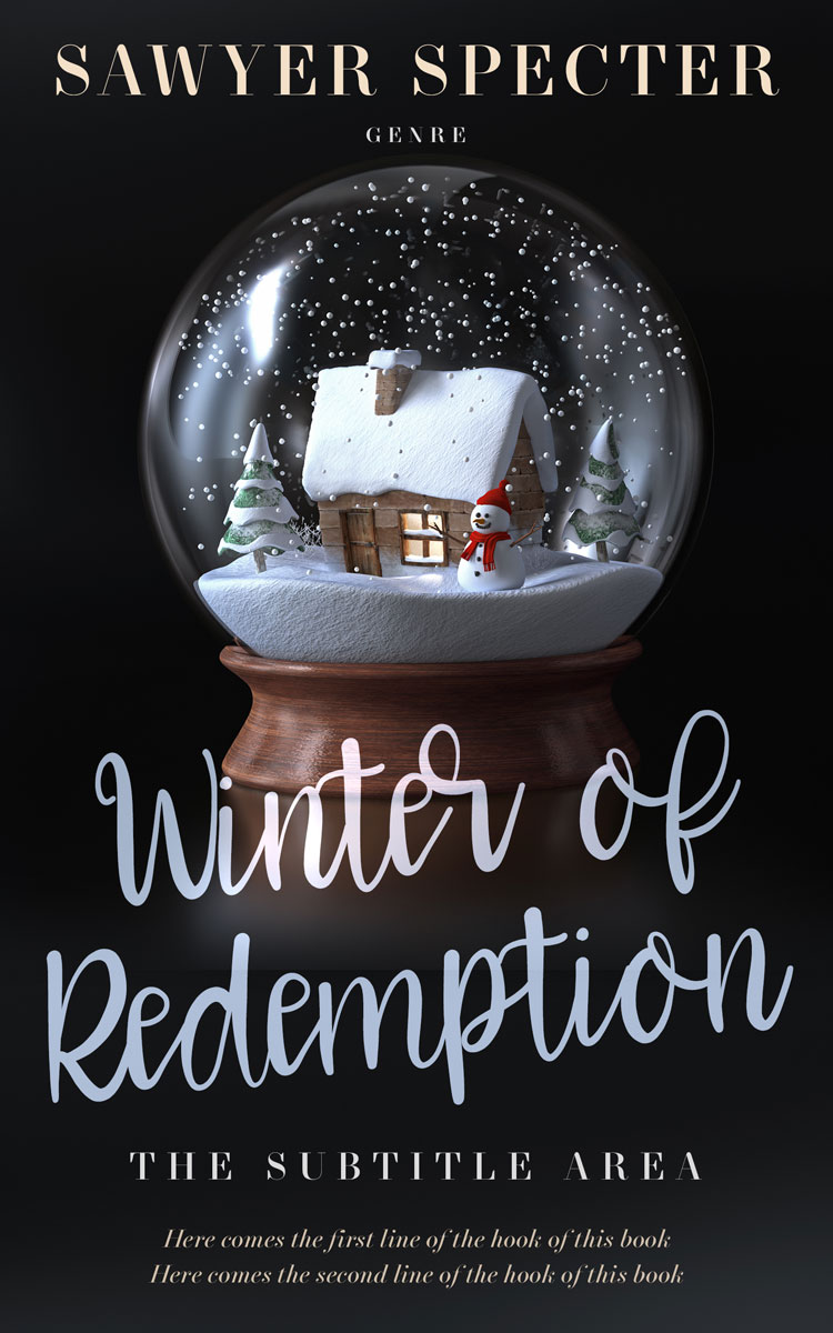 2D view of Premade Romance Book Cover - Thunder