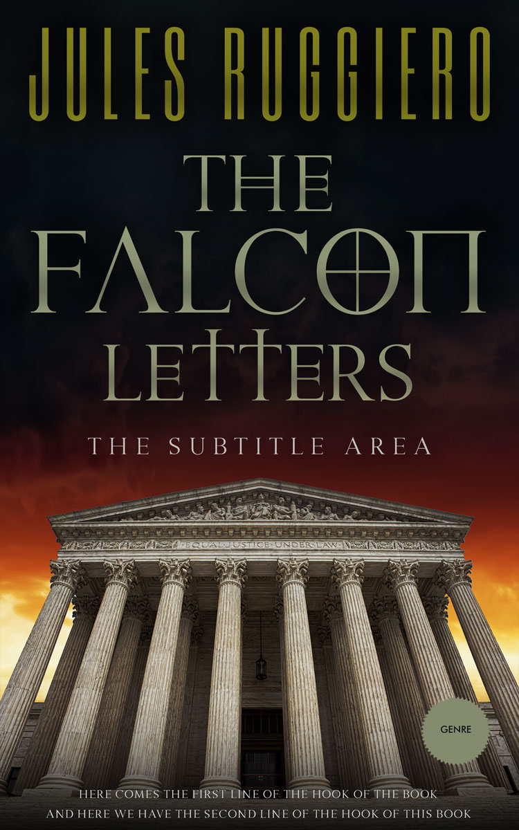 2D view of Premade Mystery & Thriller & Suspense Book Cover - Cocoa Brown