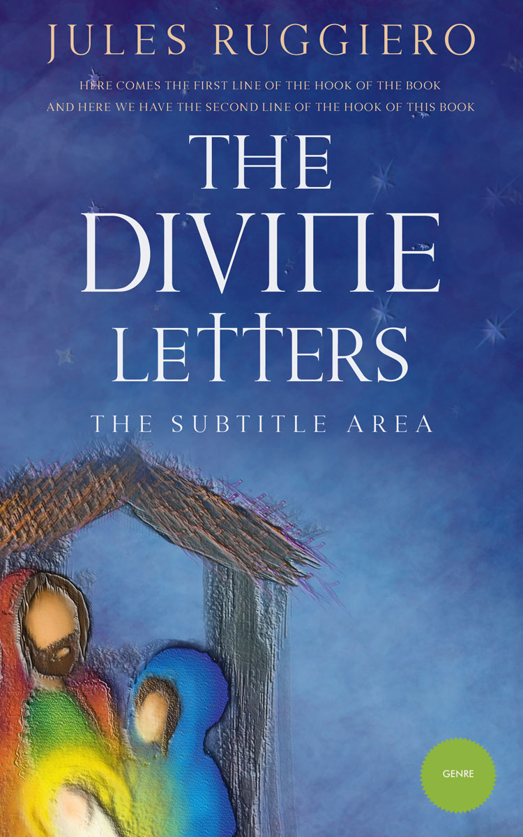 2D view of Premade Religion & Spirituality Book Cover - Chambray