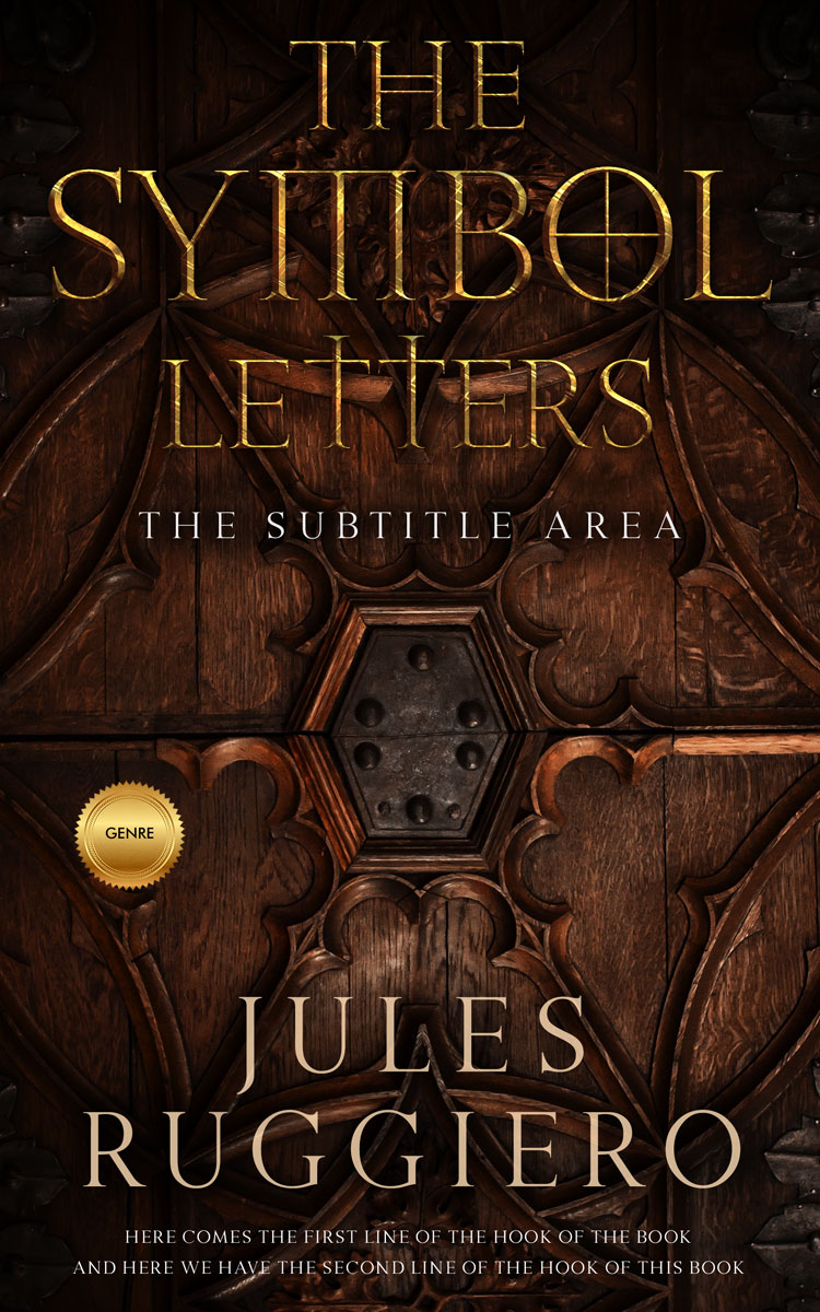 2D view of Premade Mystery & Thriller & Suspense Book Cover - Coffee Bean