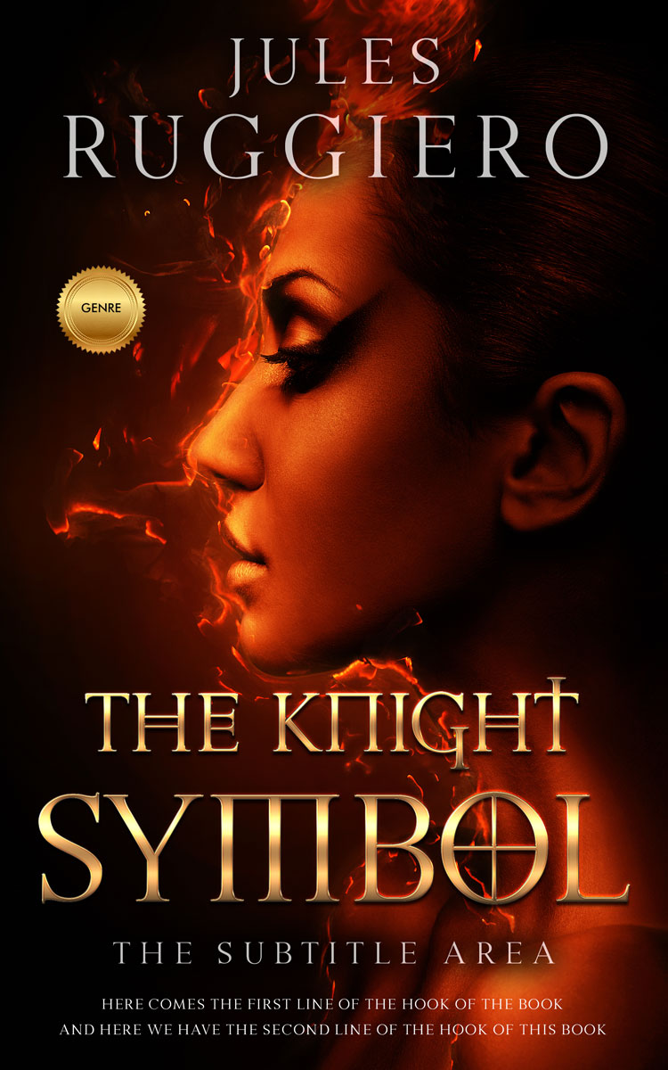 2D view of Premade Fantasy Book Cover - Creole