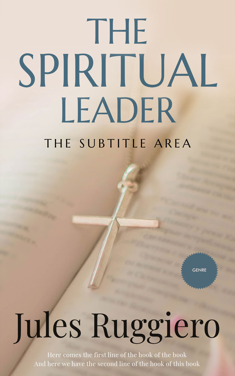 2D view of Premade Religion & Spirituality Book Cover - Rodeo Dust